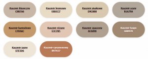 Odcienie kaszmiru - beże, kremy, taupe i karmel w modzie | Elegancja w naturalnych tonach