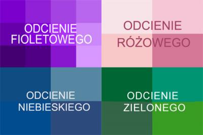 Odcienie kolorów