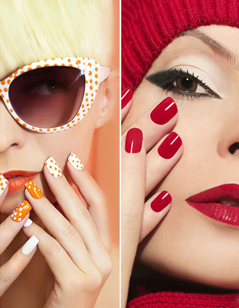Manicure winylowy - stylizacje