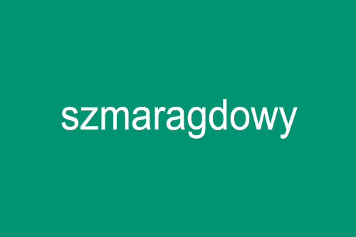 Szmaragdowy