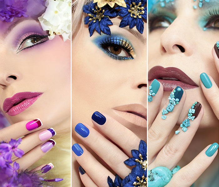 Manicure winylowy - wykonanie